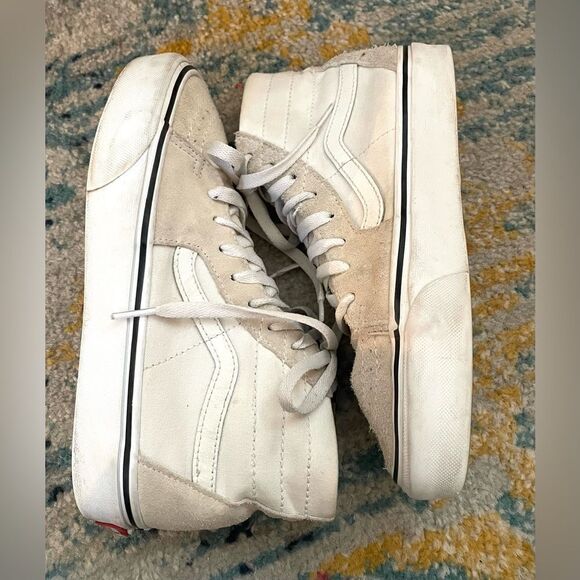 Vans Unisex Skateboard High Top Sneakers Canvas Suede 6.5 - Picture 5 of 9